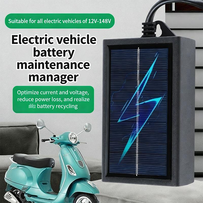 Solar Powered Charger - 태양광 12V 24V 배터리 충전기 (전기차용,