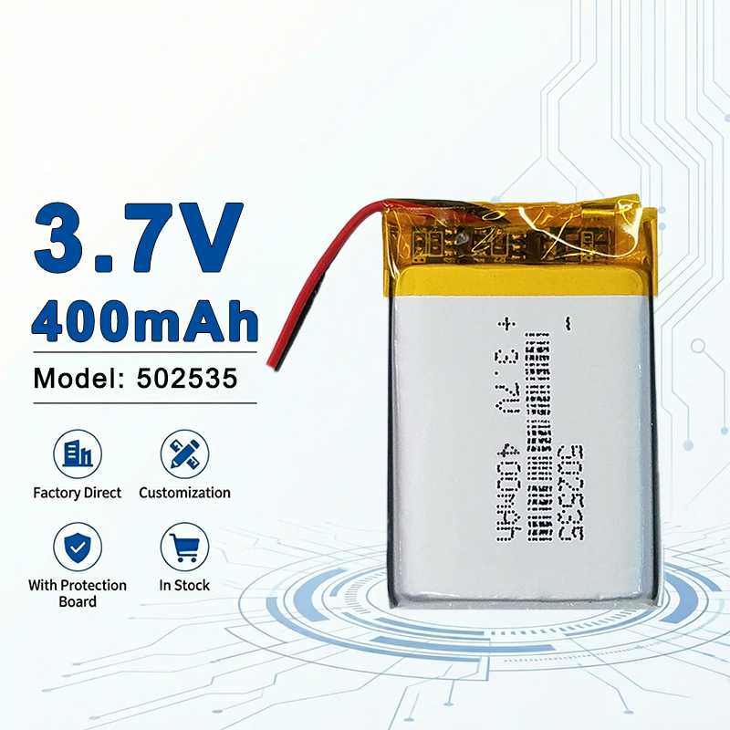 Electronics And Gadgets Ce - 502535 3.7V 400mAh 리포 배터리, 안정적인