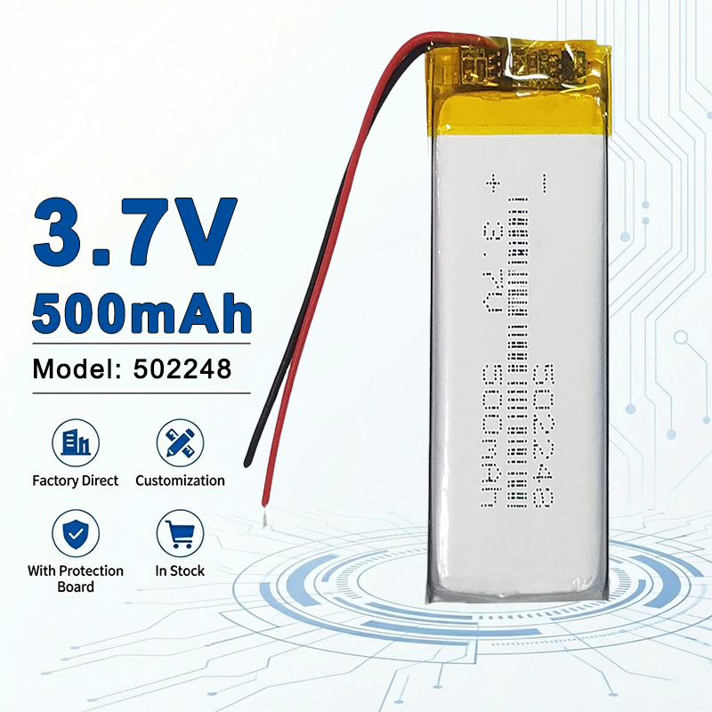 Electronics And Gadgets Ce - 502248 3.7V 500mAh 경량 리튬폴리머 배터리,