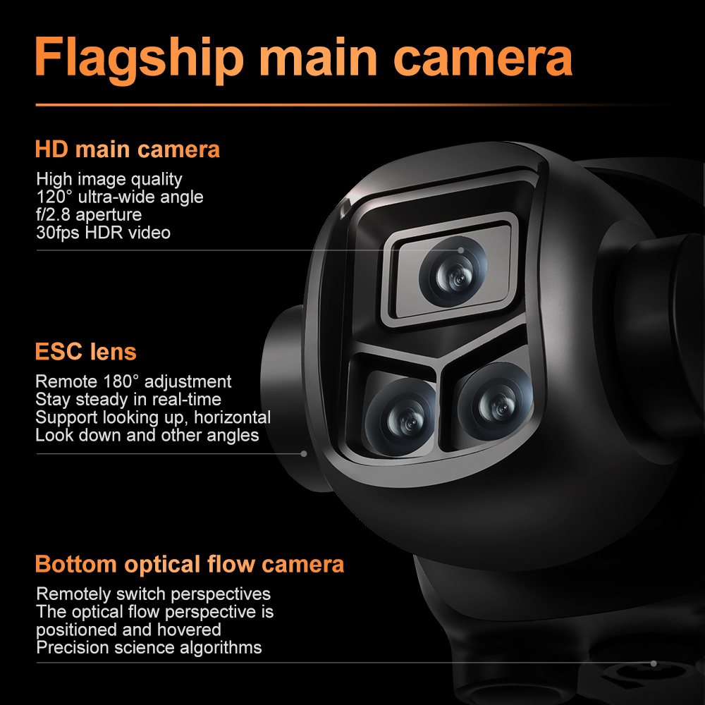 브랜드+ V988 8K 프로페셔널 4K 드론 HD 3중 - Electronics New Gadgets 리뷰 및 가격