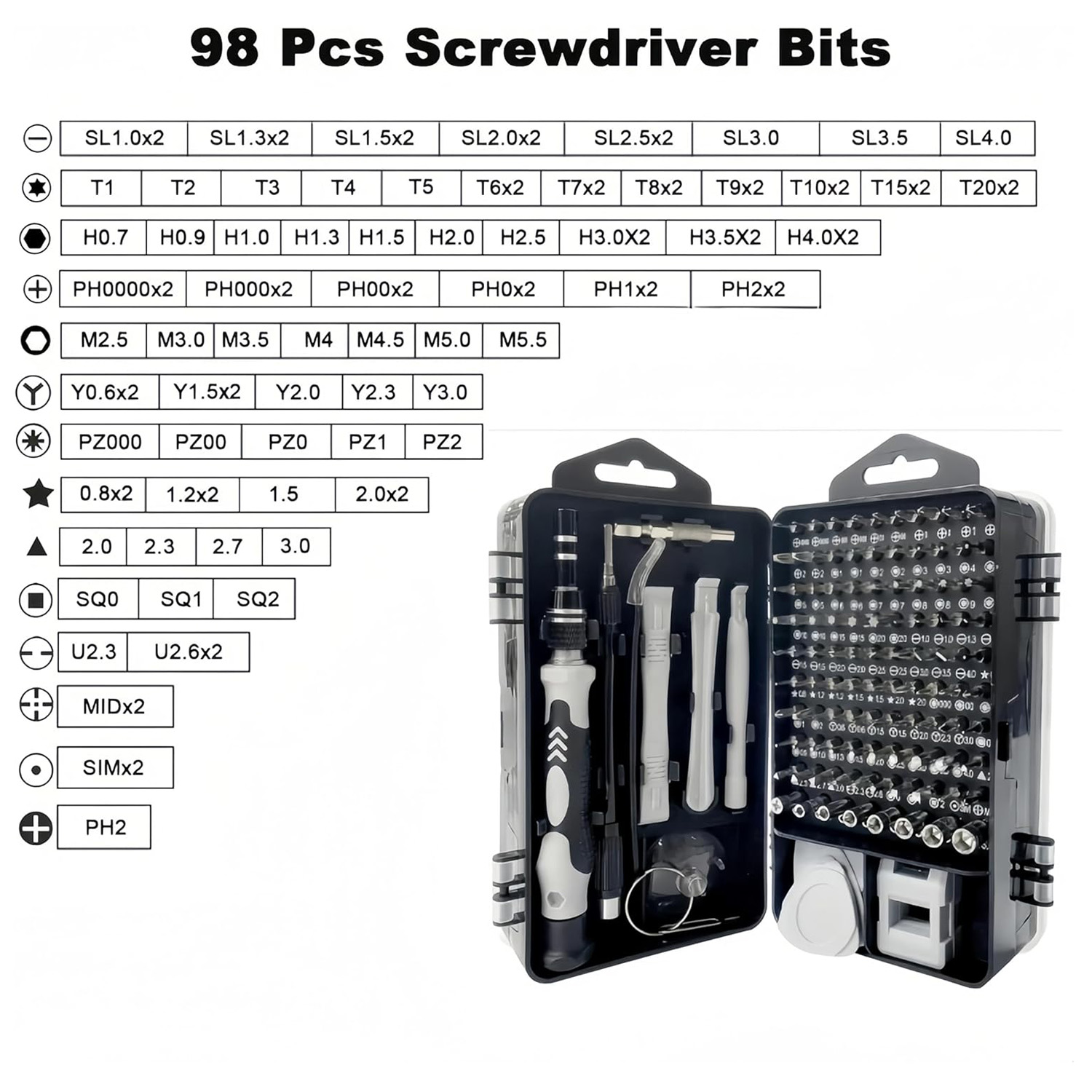 115-in-1 정밀 드라이버 세트, 전자제품, 휴대폰 - Electronics Repair Gadgets 리뷰 및 가격