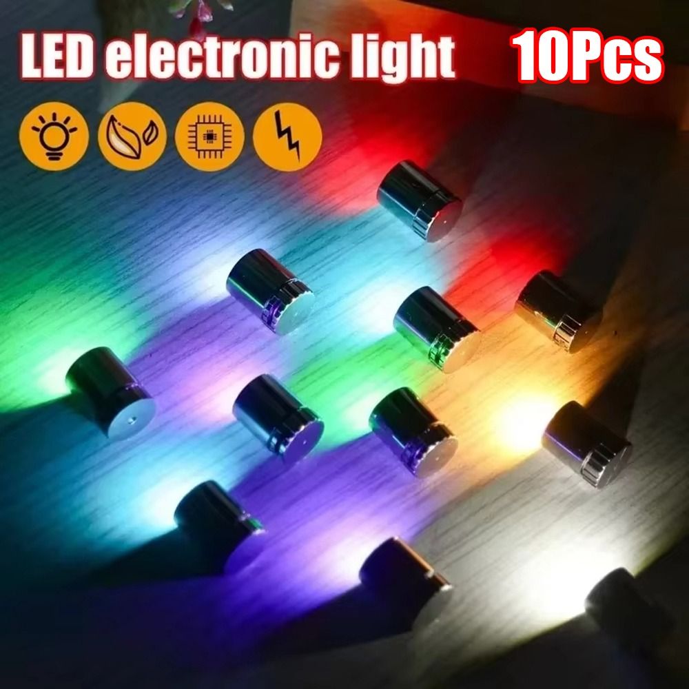 10Pcs 새로운 소형 미니 LED 조명 배터리 구동  - Electronics New Gadgets 리뷰 및 가격