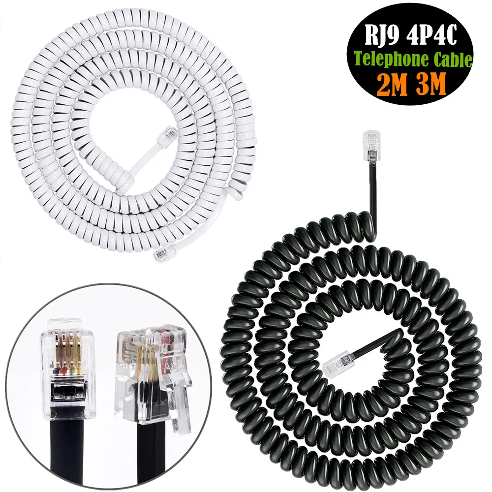 RJ9 4P4C 전화 액세서리 전화 코드 유선 전화 풀 - Electronics Gadgets Wholesale 리뷰 및 가격