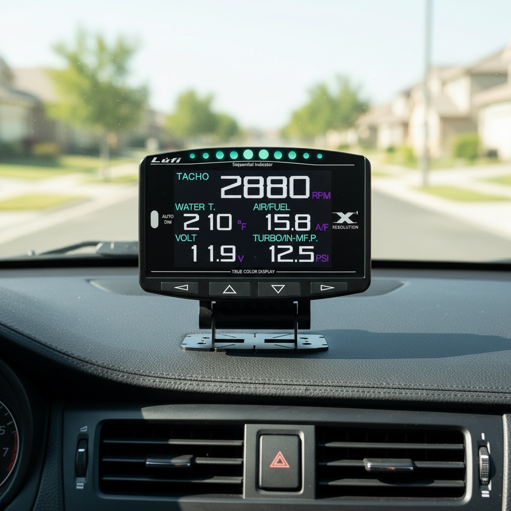 루피 X1 OBD2 디지털 게이지 터보 부스트 오일 압 - Electronics Gadgets For Car 리뷰 및 가격
