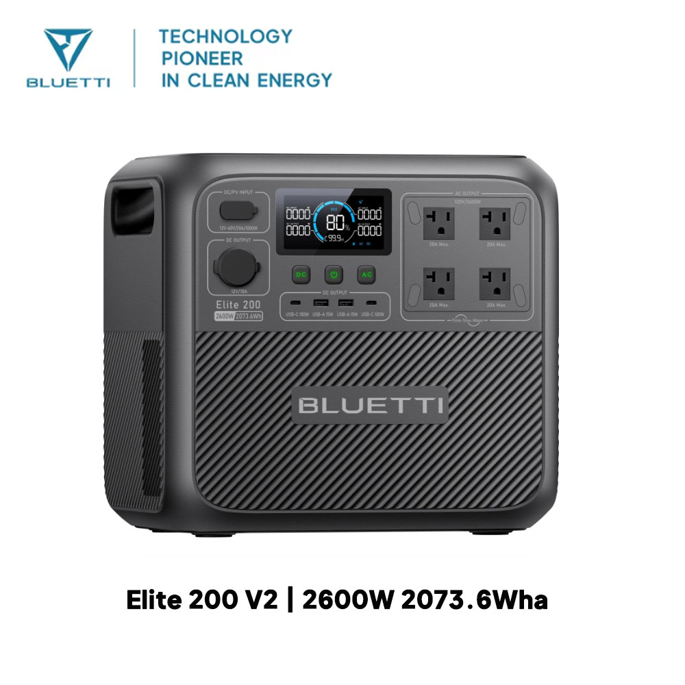 【리뉴얼】BLUETTI Elite 200 V2 휴대용  - Solar Powered Charger 리뷰 및 가격