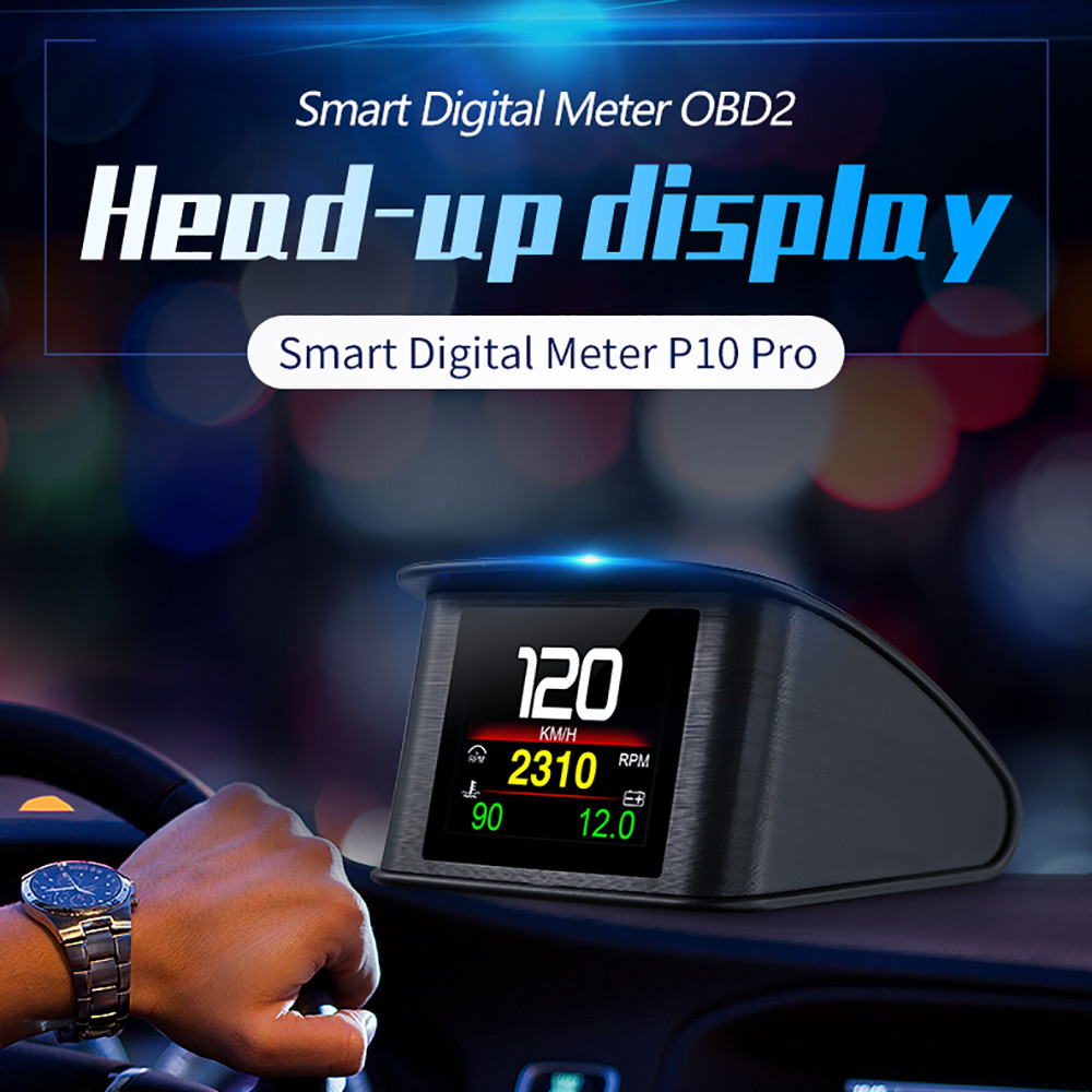 Obdii 스마트 디지털 미터 p10 pro obd2  - Electronics Gadgets For Car 리뷰 및 가격