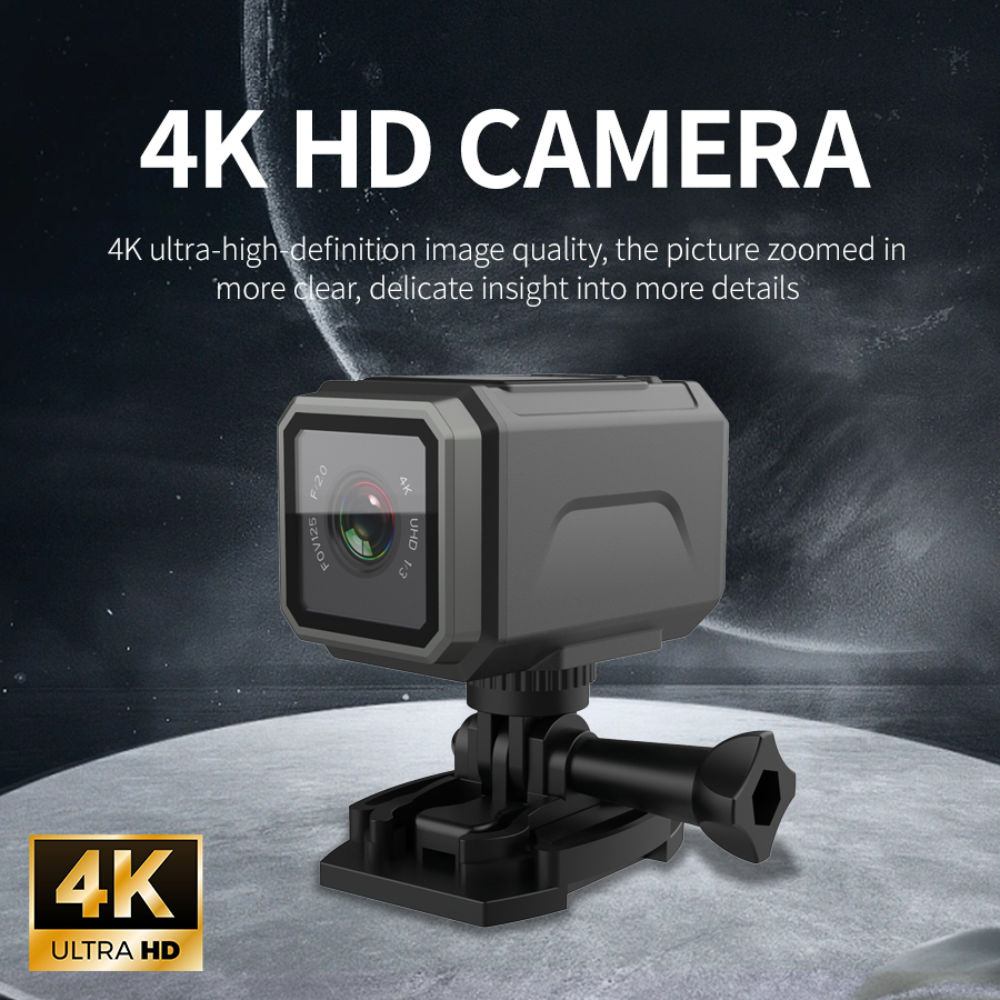 4K EIS 액션 카메라 125 °   오토바이 다이빙 - Action Camera 4K 리뷰 및 가격