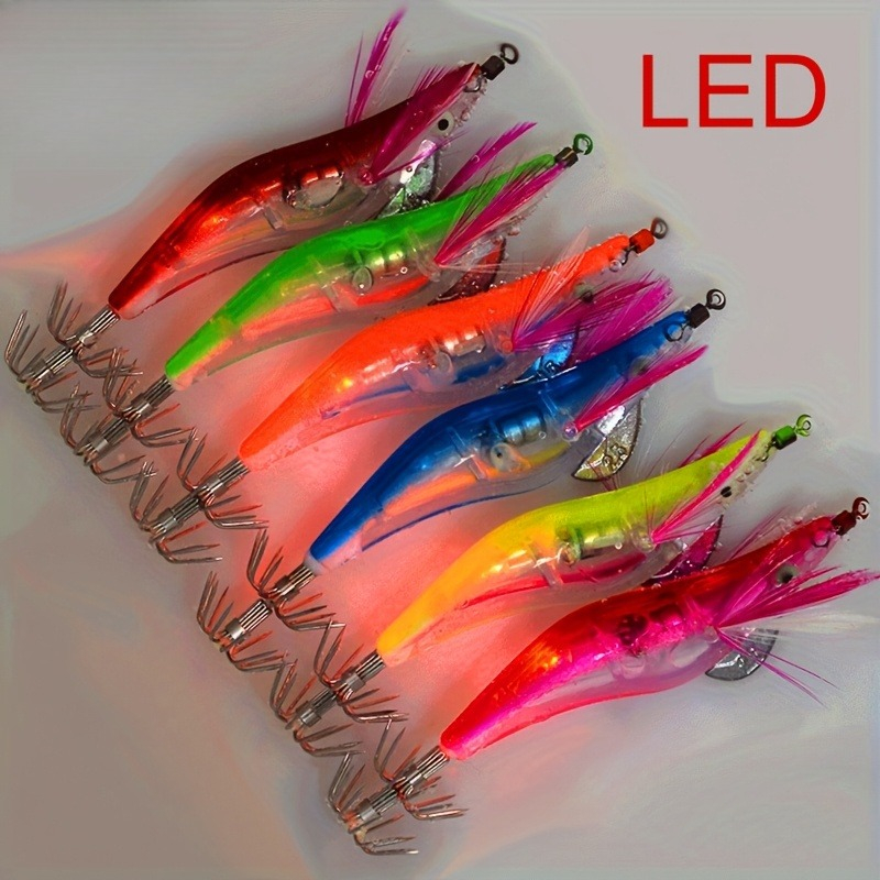 새로운 6개/세트 전자식 LED 빛나는 낚시 루어, 수 - Electronics New Gadgets 리뷰 및 가격